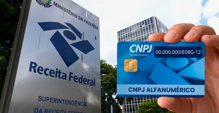 gestão condominial - documento com CNPJ alfanumérico emitido pela Receita Federal para pessoa jurídica