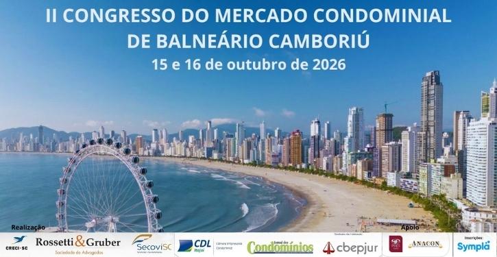 mercado condominial - congresso de síndicos e gestores condominiais em Balneário Camboriú 2026
